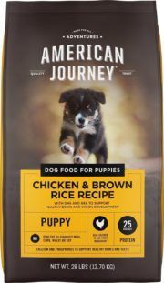 american journey chicken brown rice protein first recipe puppy dry dog food