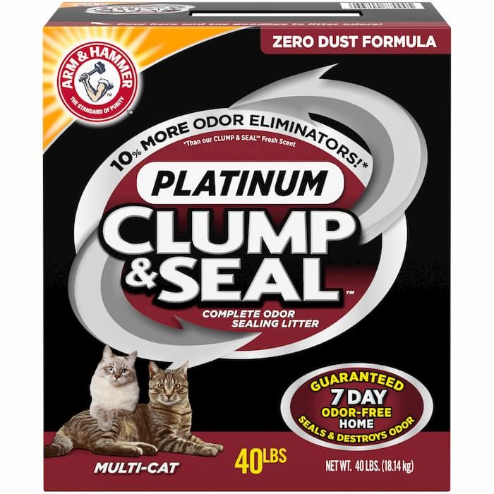 arm and hammer clump and seal platinum cat litter