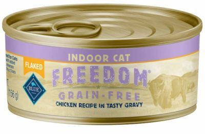 blue buffalo freedom indoor adult chicken recipe grain-free canned cat food