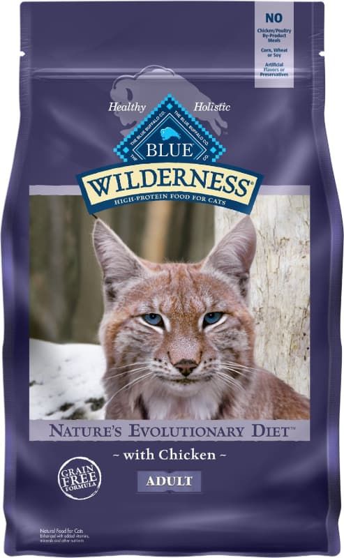 blue buffalo wilderness grain free chicken recipe dry cat food