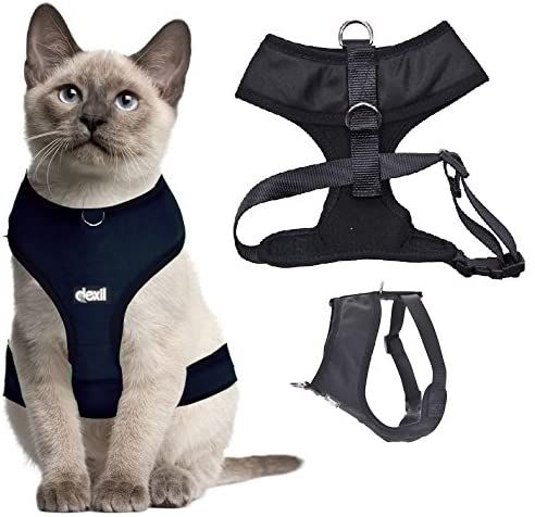 dexil luxury cat harness padded and water resistant