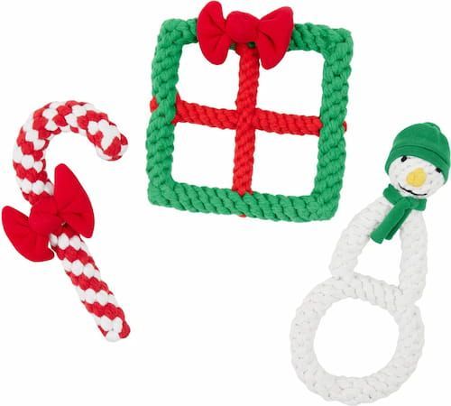 frisco holiday rope multipack dog toy