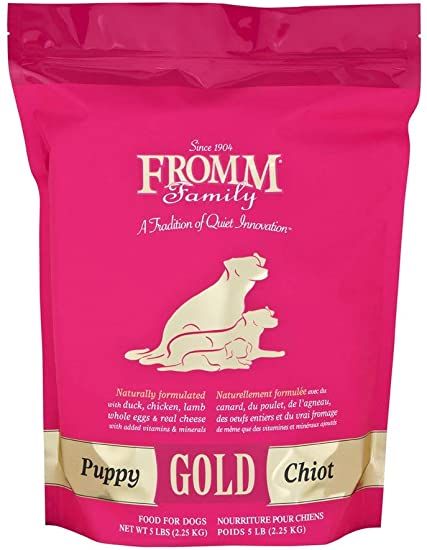 fromm puppy gold dry dog food 5-pound bag