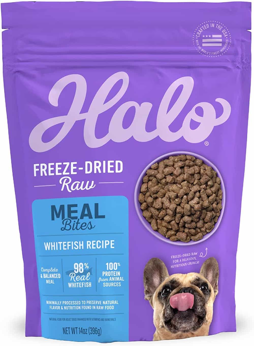 halo meal bites freeze dried raw dog food