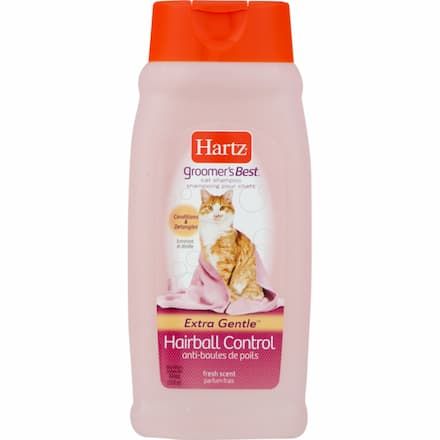 hartz groomers best hairball control cat shampoo