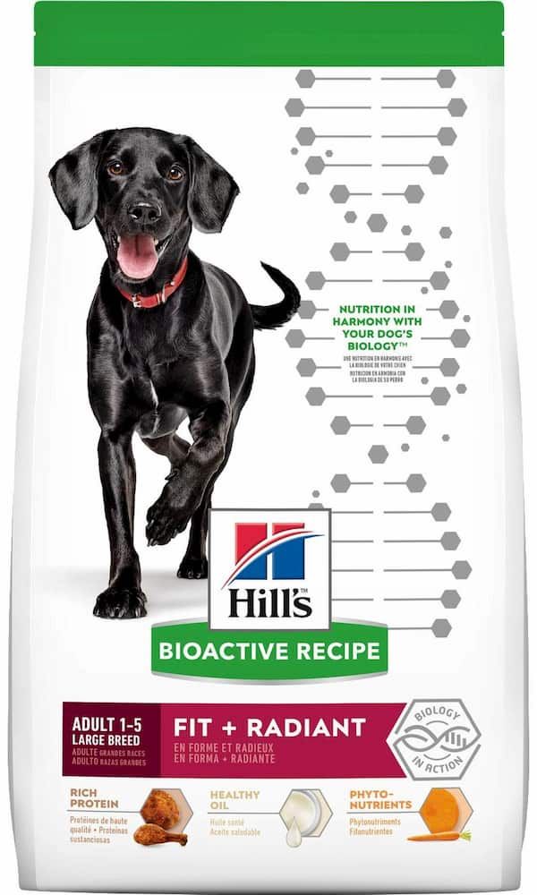 hills bioactive recipe adult large breed fit plus radiant