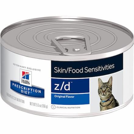hill's prescription diet food sensitivities canned cat food