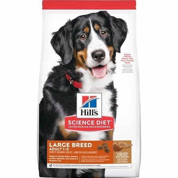 hills science diet adult large breed chicken and barley recipe dry dog food