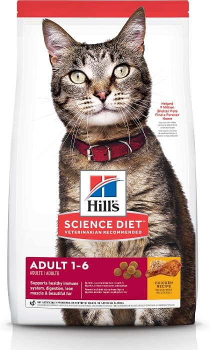 hills science diet feline adult 1-6 chicken recipe
