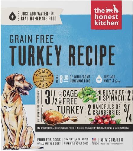 honest kitchen embark turkey dehydrated dog food
