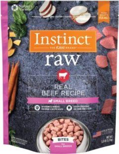 instinct frozen raw bites grain-free cage free chicken recipe dog food