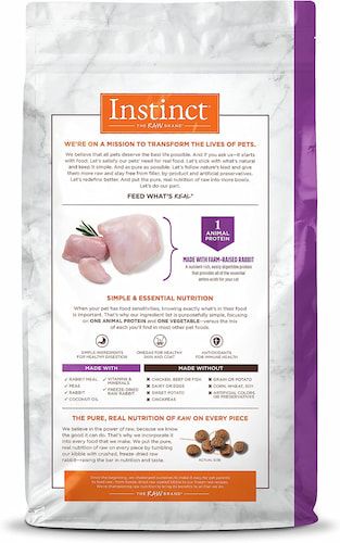 instinct limited ingredient diet grain-free with real rabbit