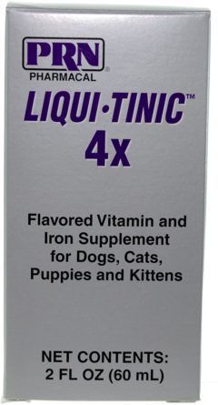 liqui-tinic 4x flavored vitamin and iron supplement