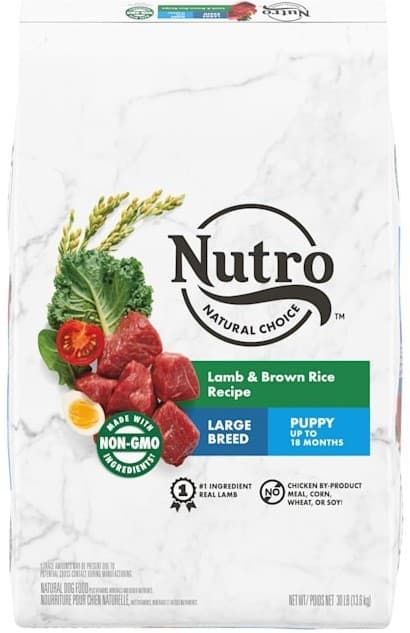 nutro natural choice lamb and brown rice recipe large breed puppy dry dog food