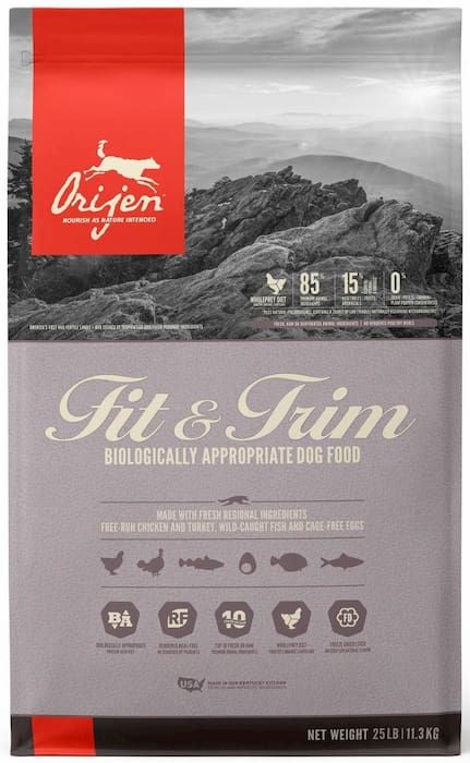 orijen fit and trim dog food