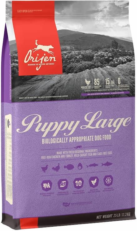 orijen grain-free puppy dry dog food