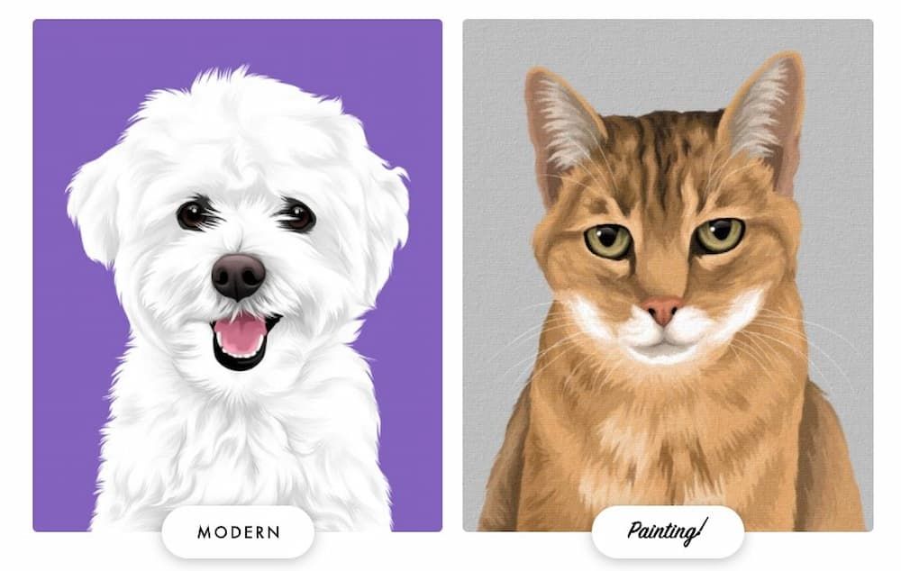 pet painting to remember a pet