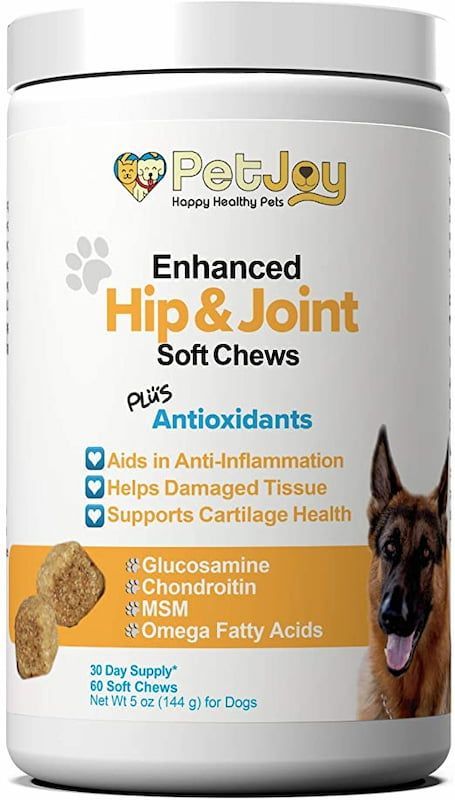 petjoy advanced joint health soft chews