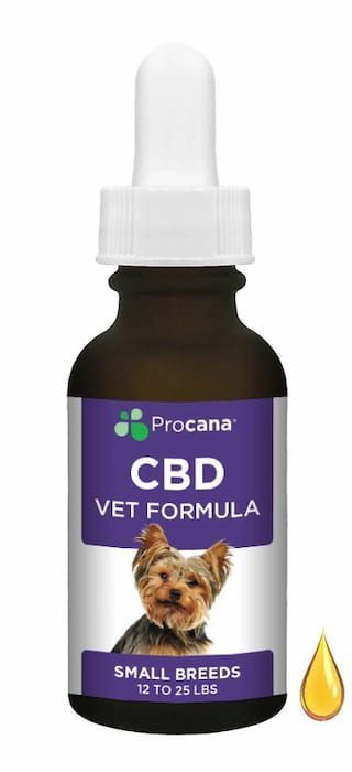 procana cbd oil vet formula small dog breeds