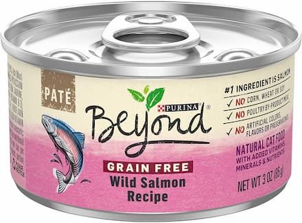 purina beyond grain free pate wild salmon recipe adult wet cat food