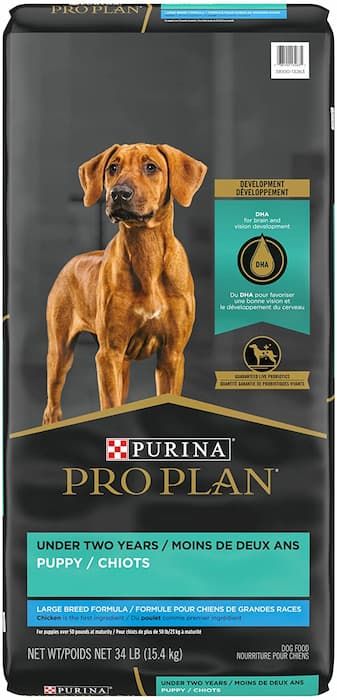 purina pro plan focus large breed chicken and rice formula dry puppy food
