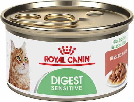 royal canin digest sensitive thin slices in gravy canned cat food