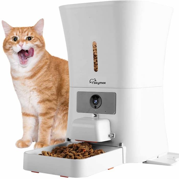 skymee 8l smart automatic pet feeder