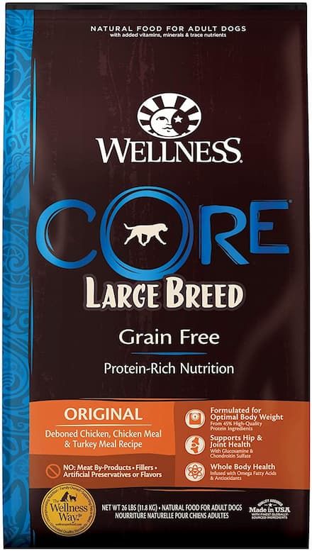 wellness core dry dog food