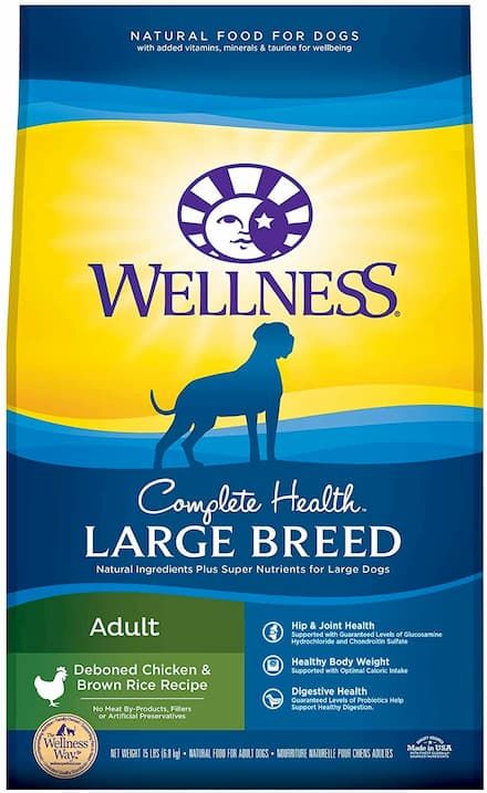 wellness large breed complete health adult dry dog food